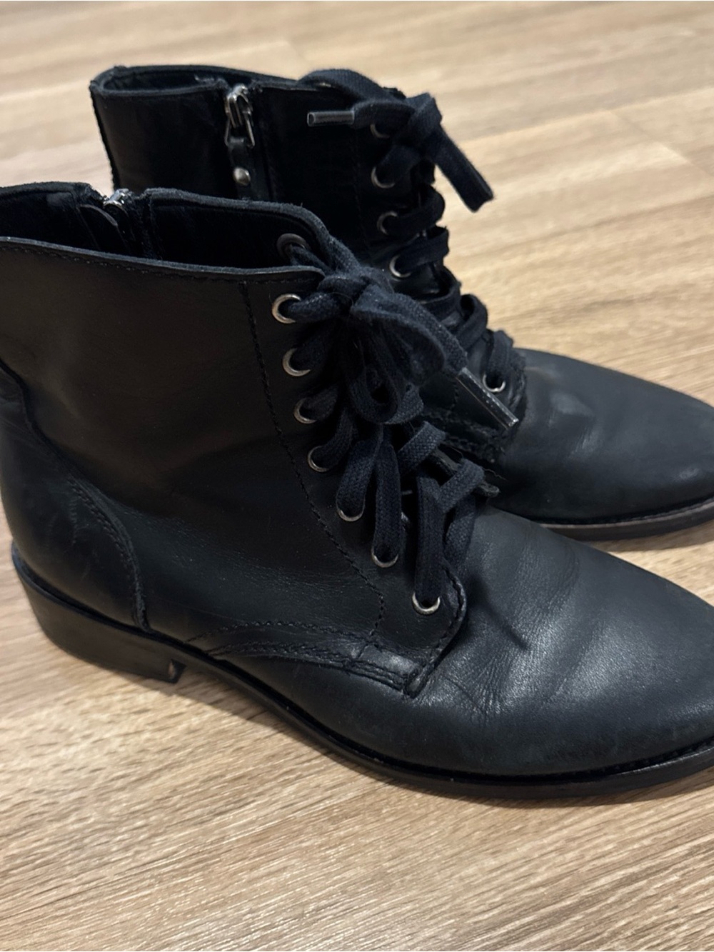 Thursday Boot Company Everyday Captain Leather Boots Womens SZ 8.5 Lace Up Matte